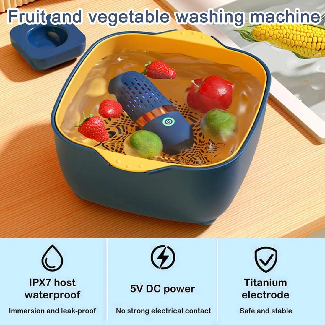 Portable Device for Cleaning Fruits And Veggies